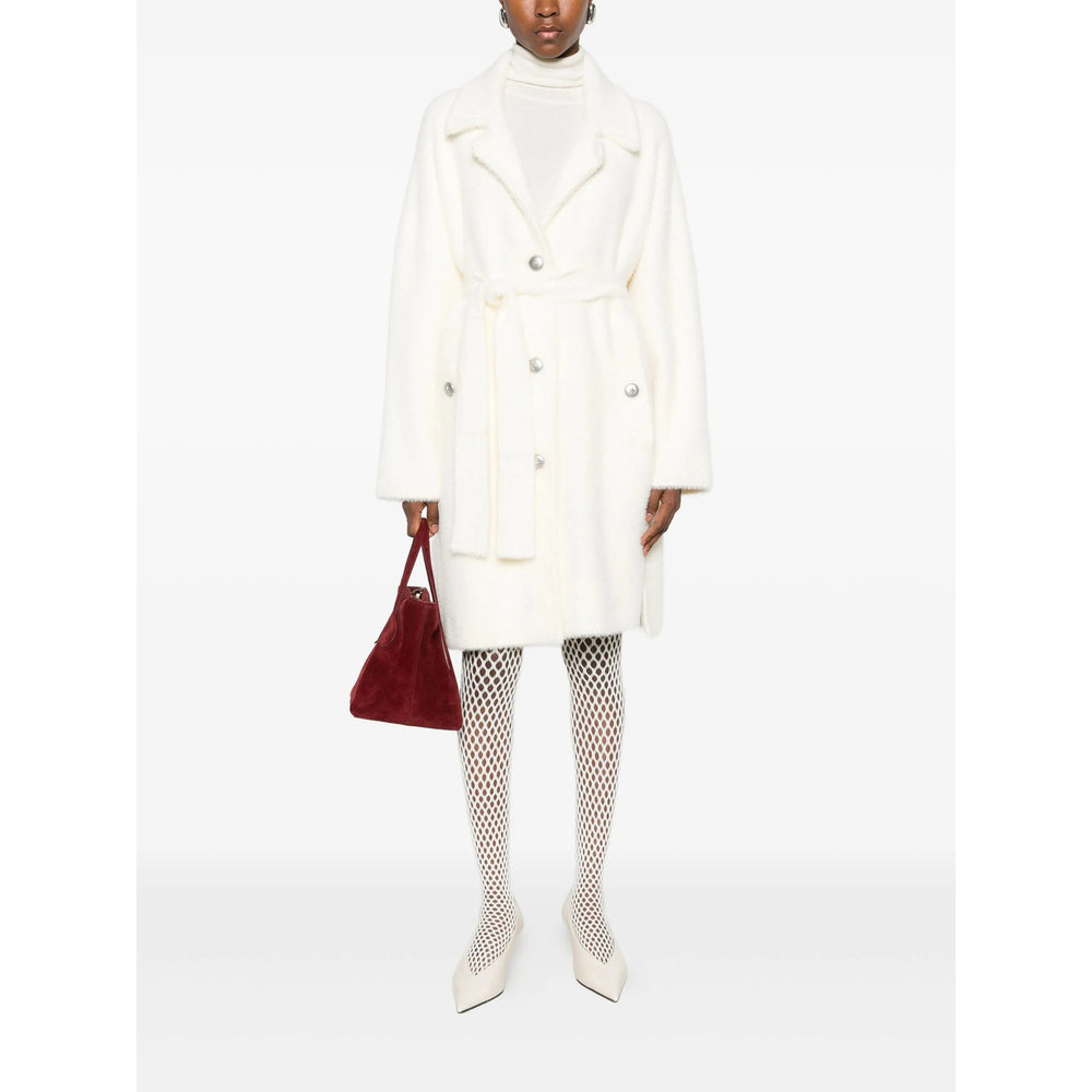 Pinko Cappotti - Bianco | 61fe4b0154f005d26a3fefebbbf8cc5e5807fab0