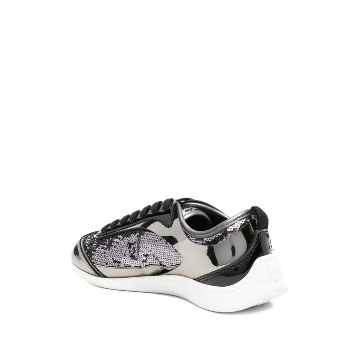 Pinko Sneakers - Argento, Nero | 3be2bb48792ce5592d3729387f7b2d570ccb3640