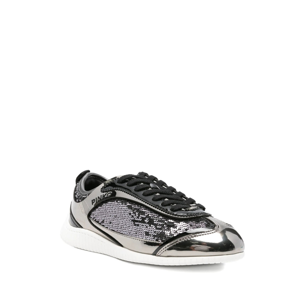Pinko Sneakers - Argento, Nero | deb6ae9889db2287bcdcf5f55ec3310becf320be