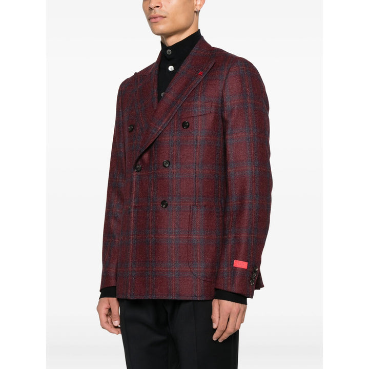 Isaia Giacche - Rosso | db767f6f504bc0106969527d5374537ecabcaff1