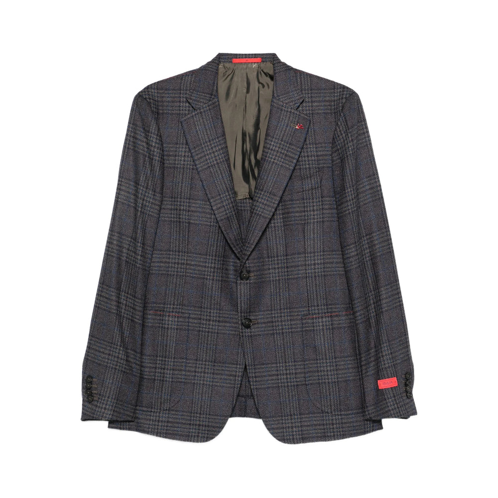 Isaia Giacche - Marrone, Blu | 822ef883eca0e40f0bcf0e4d99a9a63e3a196c98