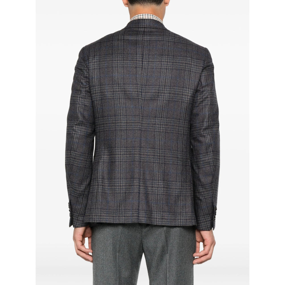 Isaia Giacche - Marrone, Blu | 7764a12cdb0ffee50bd1e761ddcc70fc251c2414