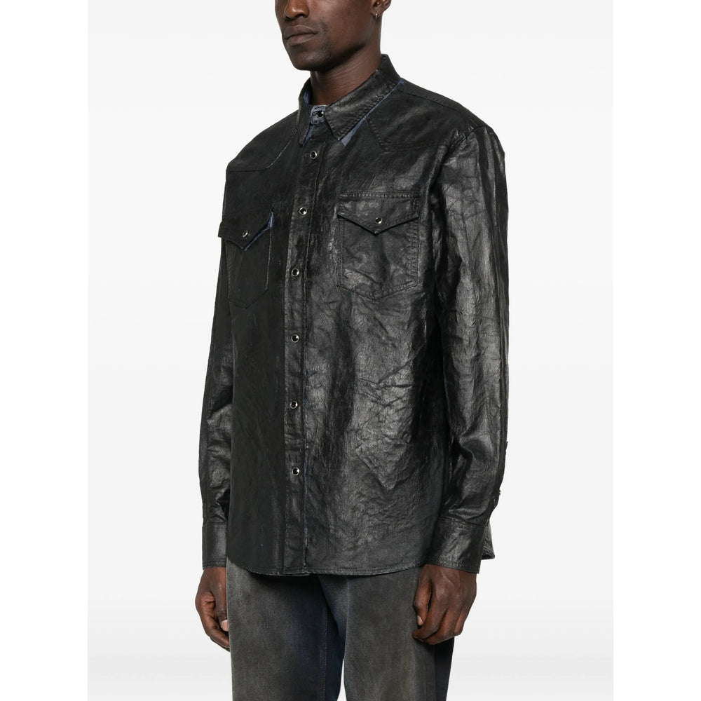 Mm6 Maison Margiela Camicie - Blu | 32875f55fba3b8f25c5f294f8e0d66cd5329d9e3