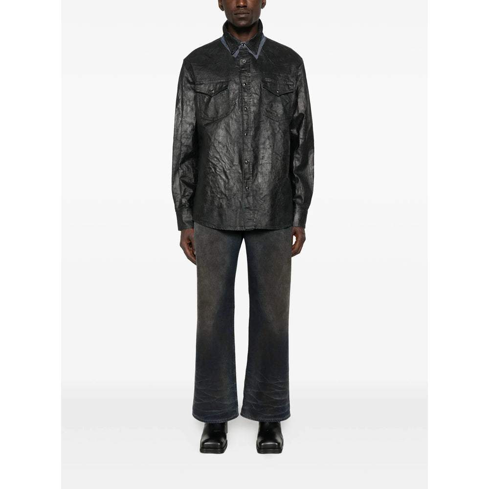 Mm6 Maison Margiela Camicie - Blu | 85cf1e38c7f3f8146bd4ece23d4981a30a06c3cf