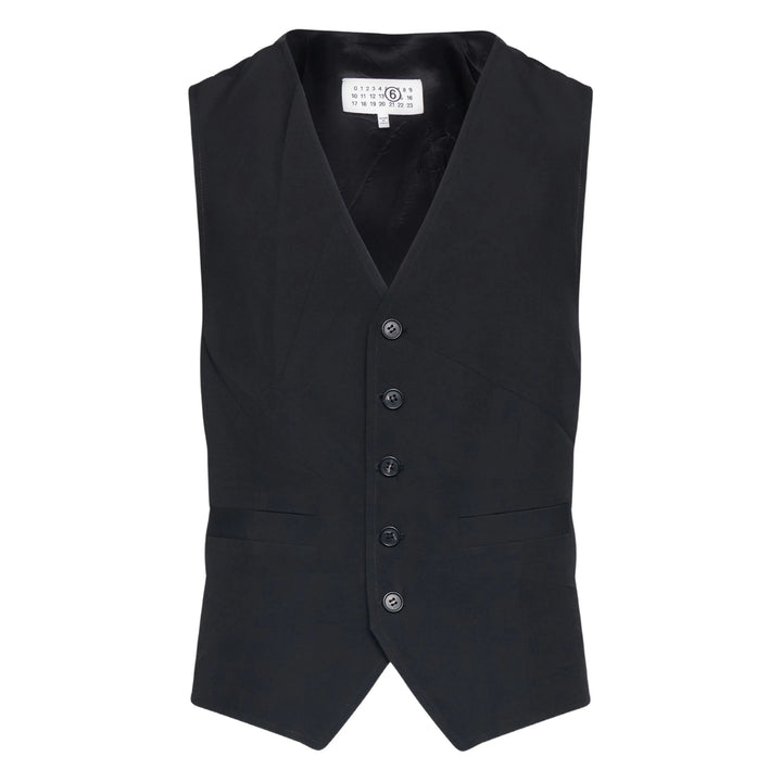 Mm6 Maison Margiela Outwear Waistcoats - Nero | ef98374efd44998ca8b553fae75890cebe1a11f2