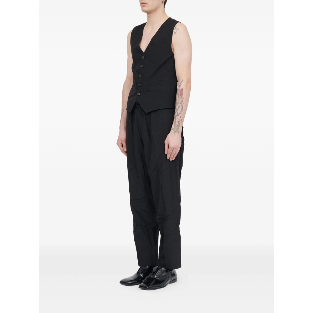 Mm6 Maison Margiela Outwear Waistcoats - Nero | 49c6bb266d28359e71bd89cdaa2099fee1df93b8
