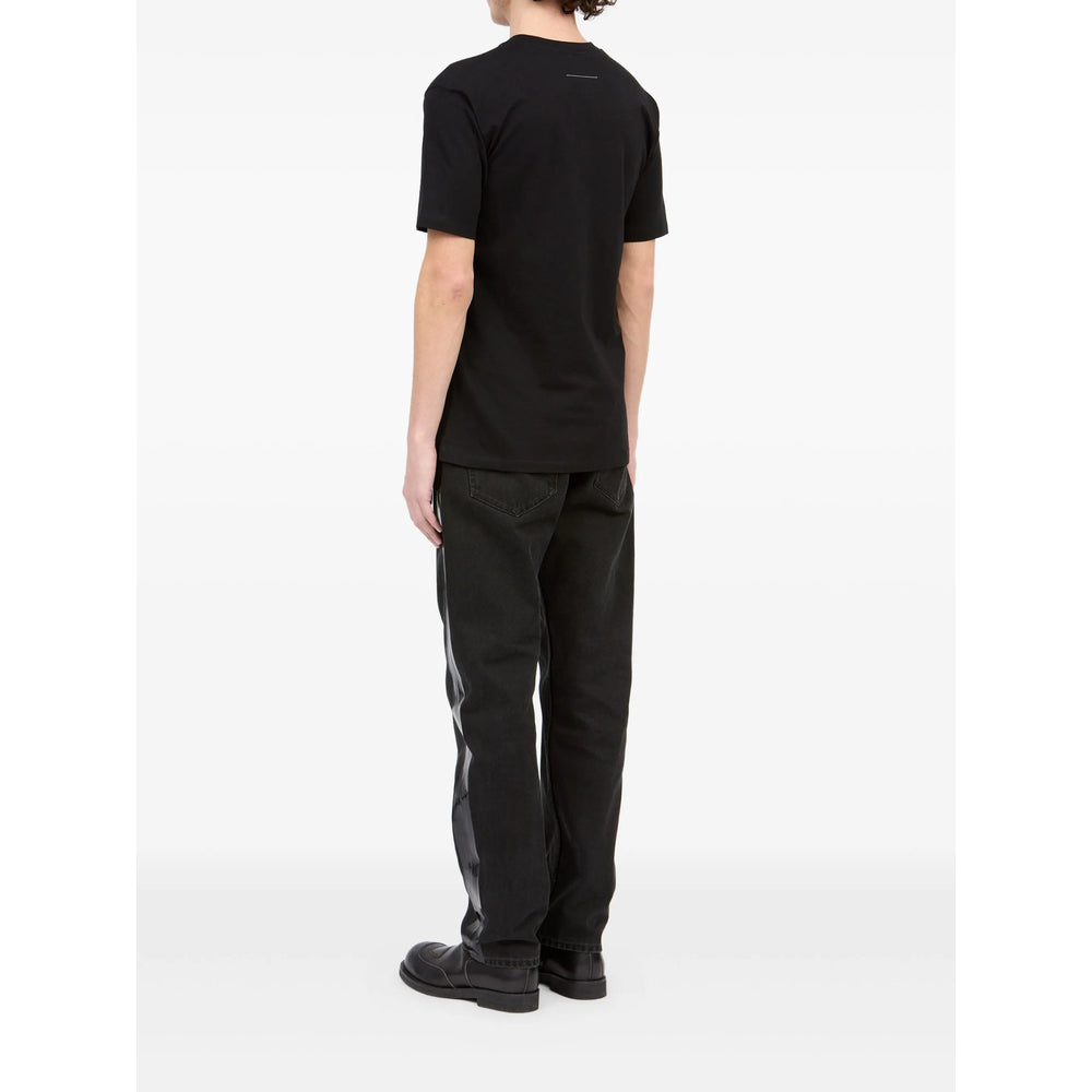 Mm6 Maison Margiela T Shirt - Nero, Blu | b04cddd5d527be439712ad958e72bb029abd6823