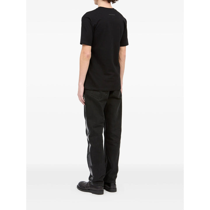 Mm6 Maison Margiela T Shirt - Nero, Blu | b04cddd5d527be439712ad958e72bb029abd6823