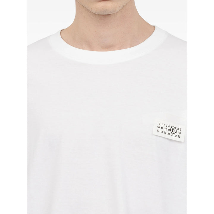 Mm6 Maison Margiela T Shirt - Bianco | e35bca11cfa1a5719c1c5100e949d4122d504b90