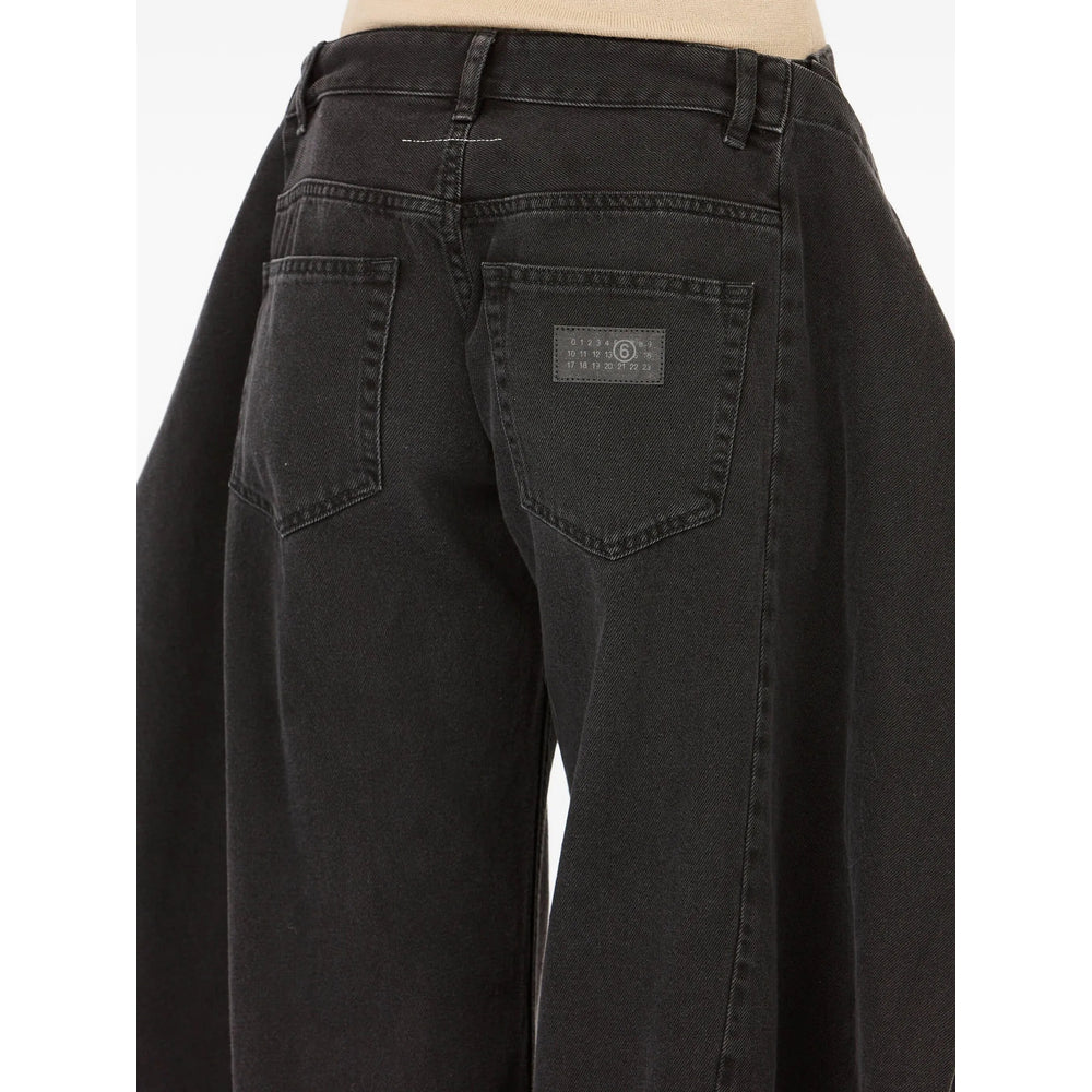 Mm6 Maison Margiela Jeans - Nero | 5176037541c6e7f5a8760504e78d036eb3a7cdbf