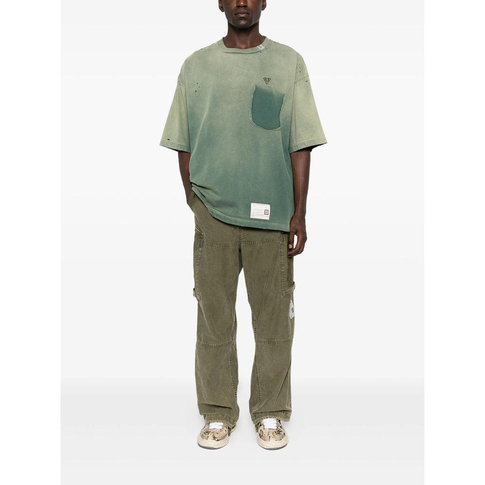 Maison Mihara Yasuhiro Pantaloni - Verde | 5260d68adbc02ecf07bddf6ad94627def42f5e1a