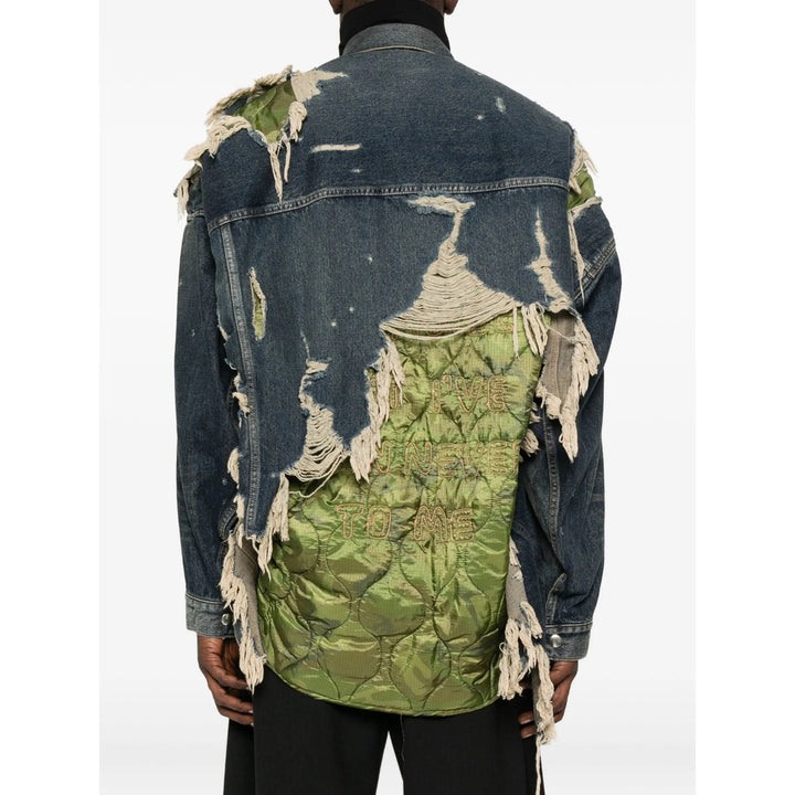 Maison Mihara Yasuhiro Outerwears - Blu | 9b4546a550f288ed88d137c6769926b5ffbf68fa