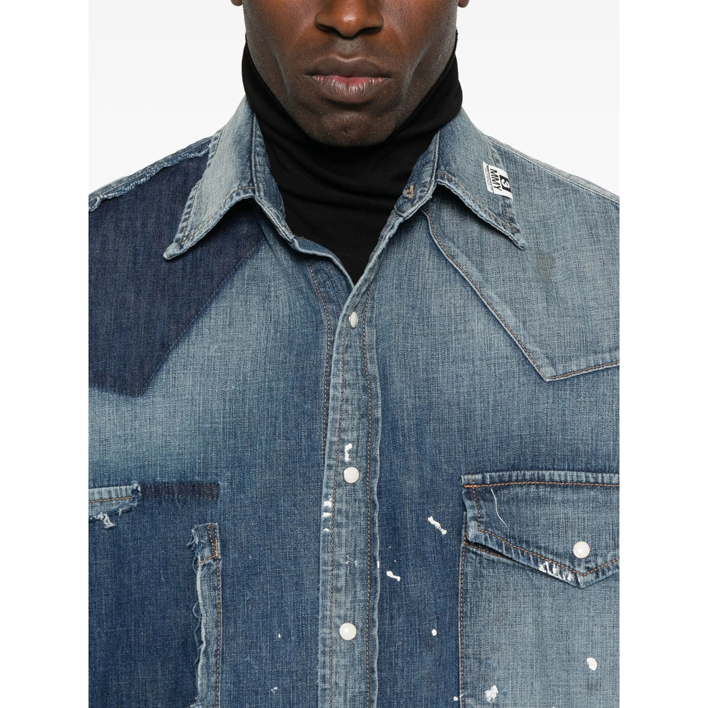 Maison Mihara Yasuhiro Camicie - Blu | 26a76ff89de35ae609345afdb715a70180b77b7b