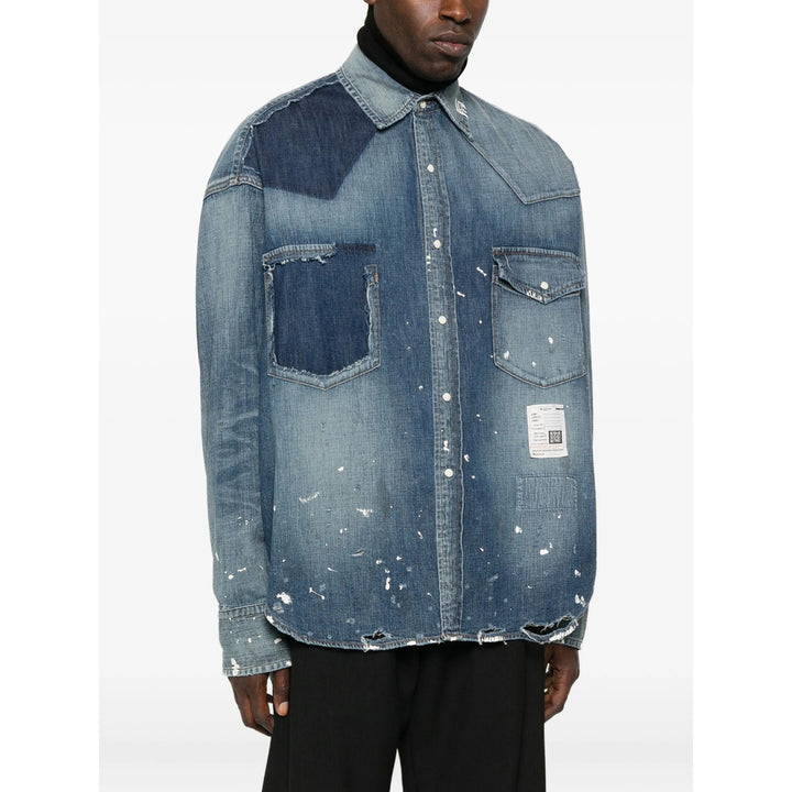 Maison Mihara Yasuhiro Camicie - Blu | df7a29bd943e88e83de1a614a7a732f23d1c3986