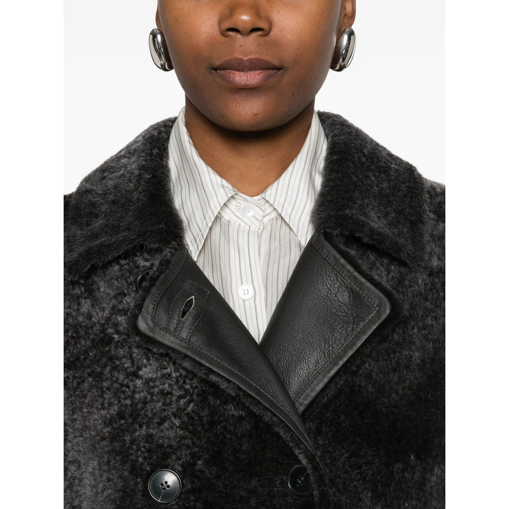 Yves Salomon Cappotti - Nero | 18c864c89c74cfd92606a450fe63dcf5b3a96791