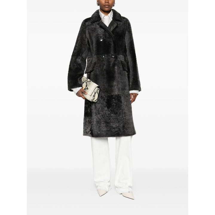 Yves Salomon Cappotti - Nero | d61a579532606ace3c231c934bebaf95c4b44986