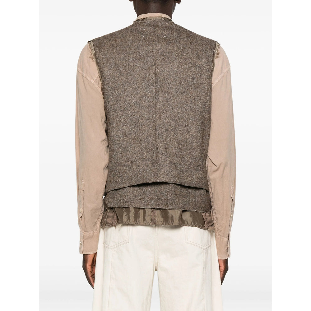 Maison Margiela Outwear Waistcoats - Marrone | bebb20abb9b52d1d54635cc8f5c0d811d11b100f