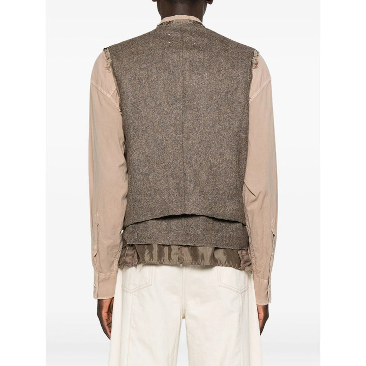 Maison Margiela Outwear Waistcoats - Marrone | bebb20abb9b52d1d54635cc8f5c0d811d11b100f