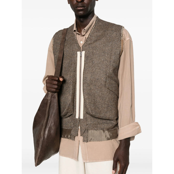 Maison Margiela Outwear Waistcoats - Marrone | 83d2197ab6e3c50a6f1fc3080d1f2b815ddc77c6
