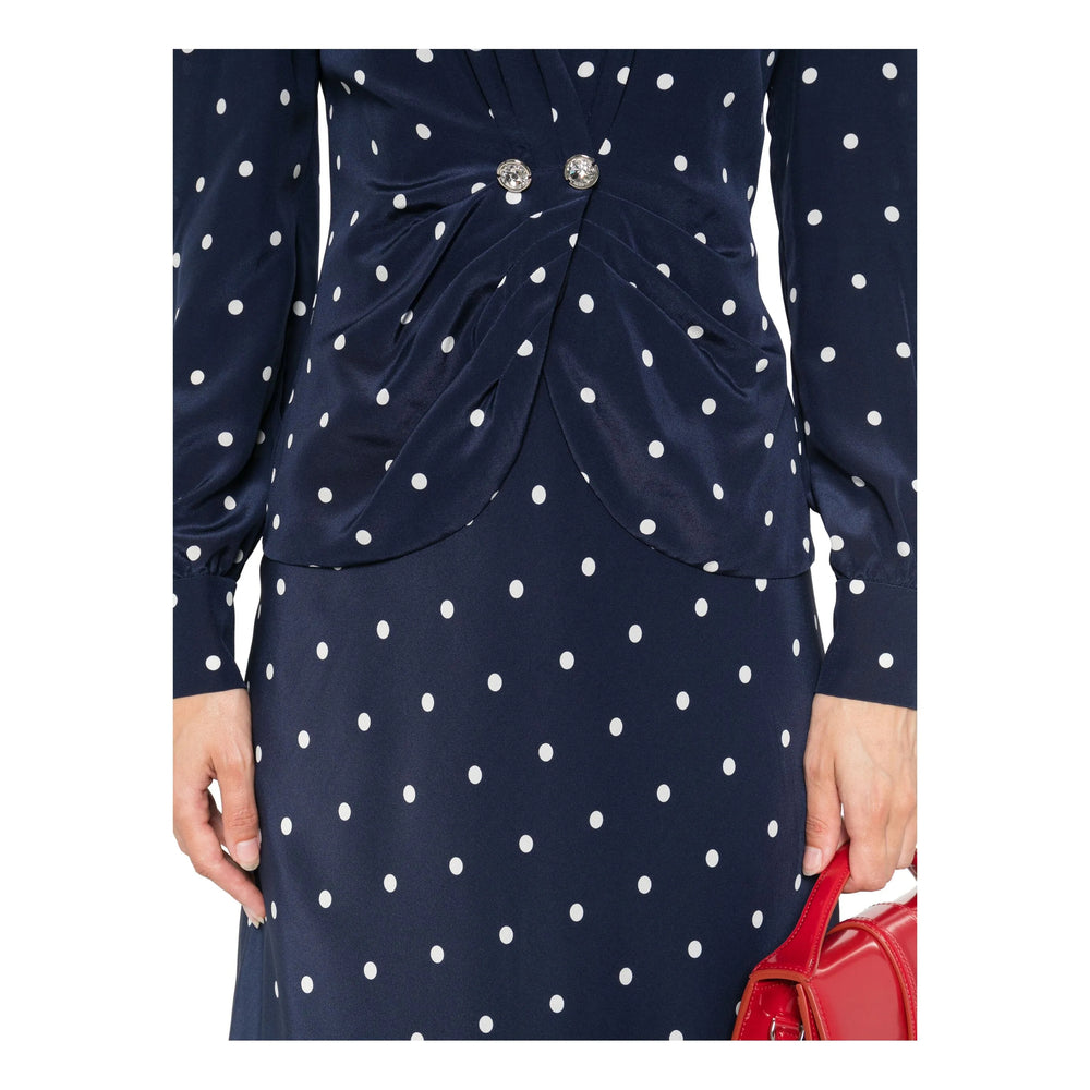 Alessandra Rich Abiti - Blu, Bianco | e147fc30b980449ed8ddbcfa614091c8aac47538