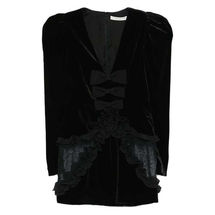 Alessandra Rich Abiti - Nero | ce304427c1478460b28754c593edff5e1e3ff9b9