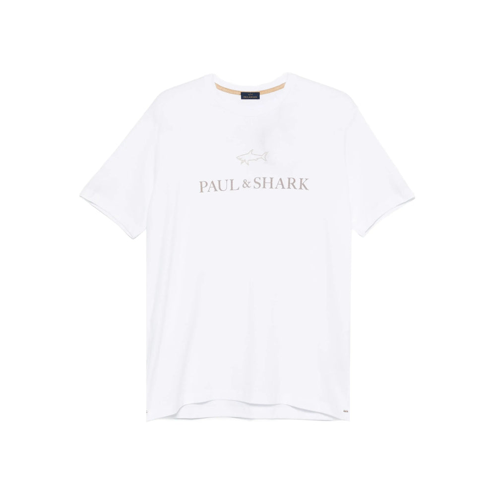 Paul & Shark T Shirt - Bianco | 8e848ac5afb836b82d73f31d721e05939ca28e38