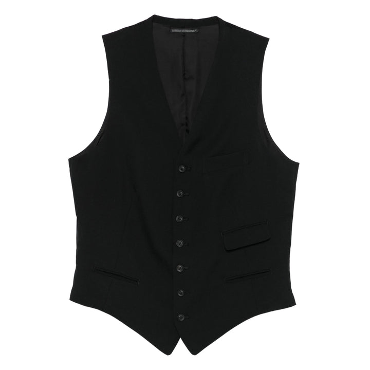Yohji Yamamoto Waistcoats - Nero | 21fa8c9248624d3957af235e85eef4d69f020d74