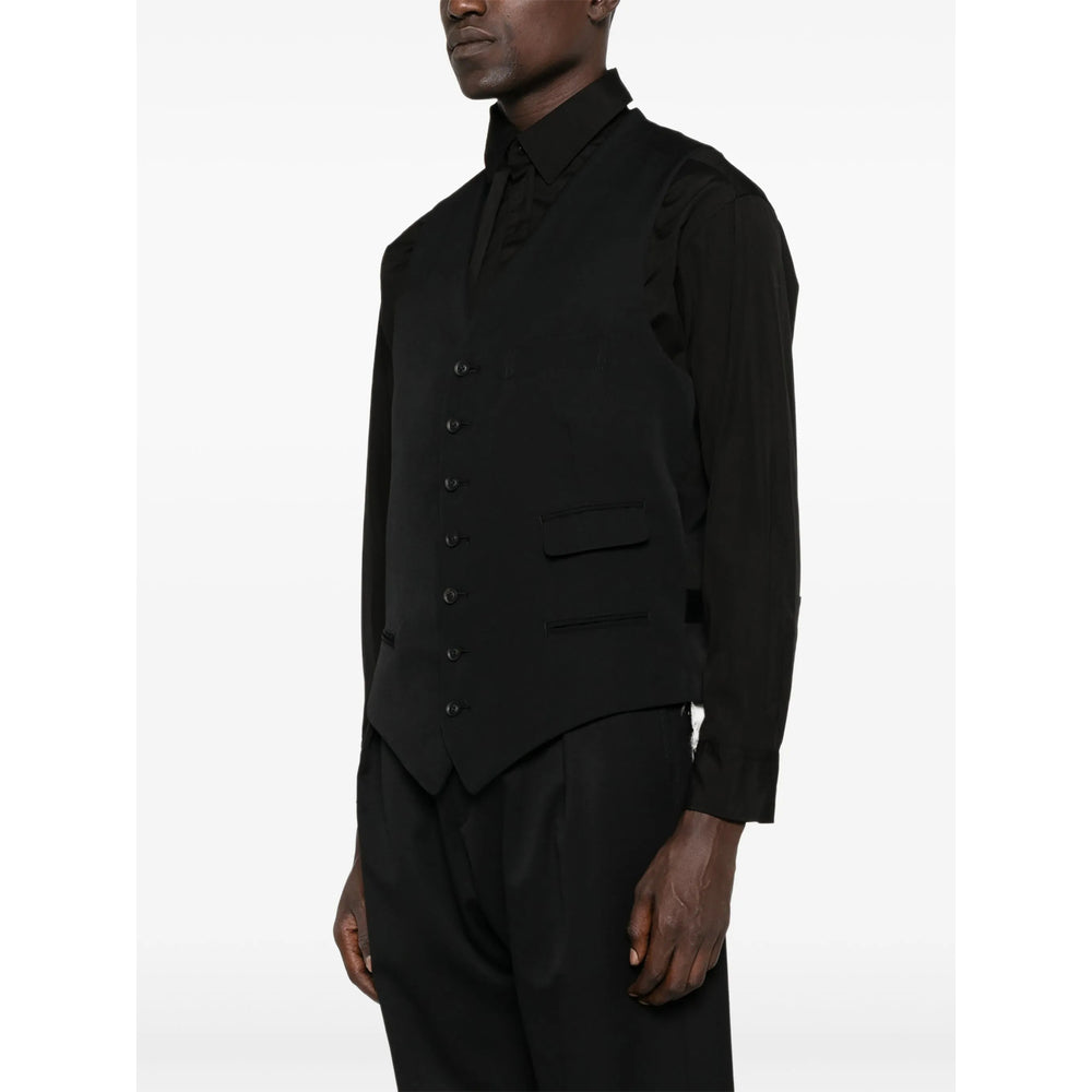Yohji Yamamoto Waistcoats - Nero | c835872179d1f8e5ea263199fc66e98986d71d8b