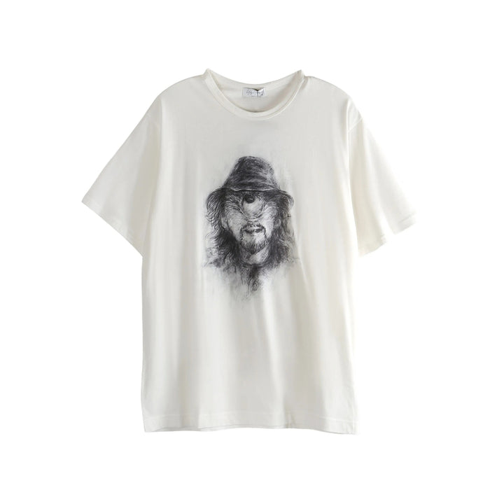 Yohji Yamamoto T Shirt - Bianco | 948fc3c6d797e0434affe97ad1a138dad71f4d92