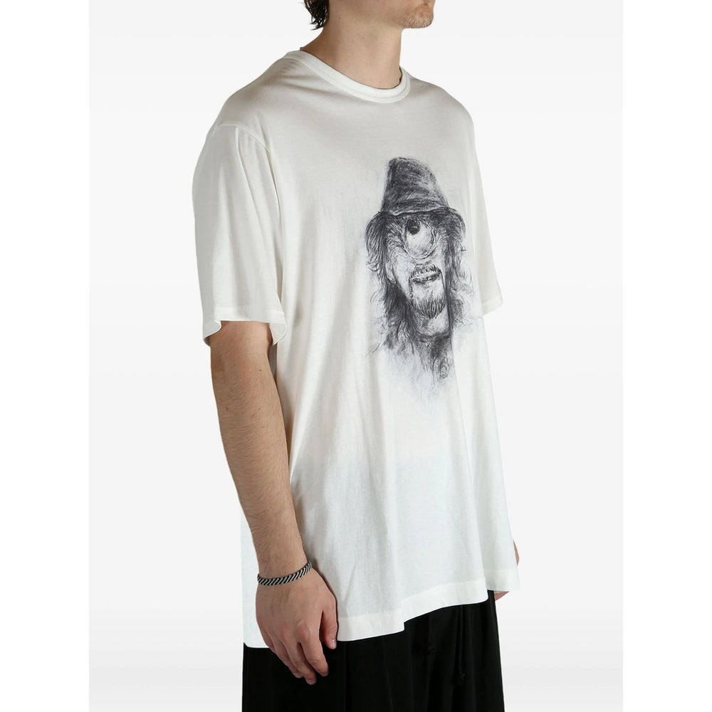 Yohji Yamamoto T Shirt - Bianco | d44728c921b85377c6474f511d29ee42c84f0bd4