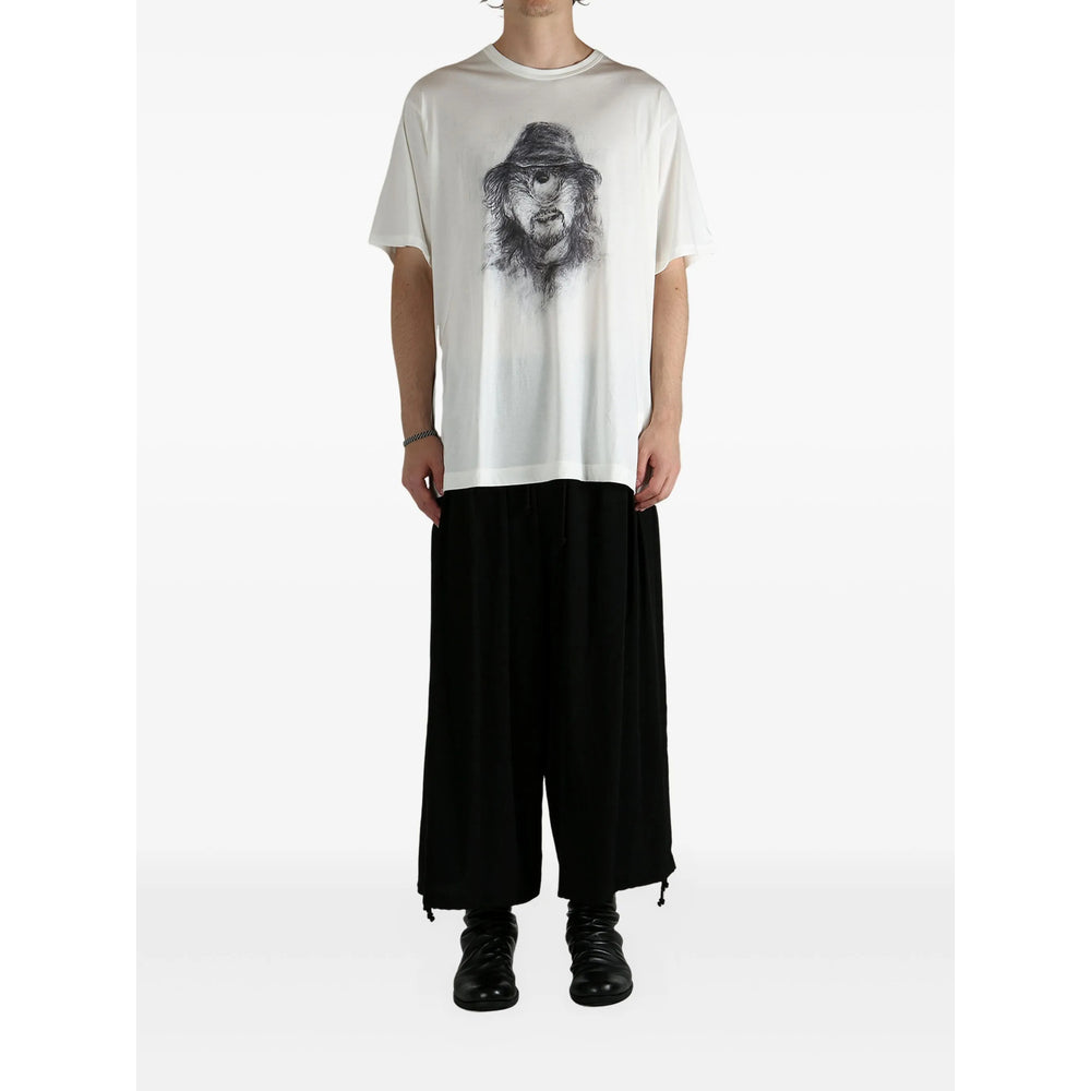 Yohji Yamamoto T Shirt - Bianco | 783be8833db48db3688746633bcc5a06e01c8fef