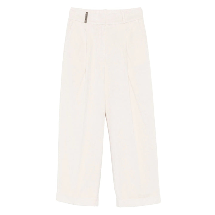 Peserico Pantaloni - Bianco | 2fc3c3a78868c096feb14191b6c8f12c8a729910