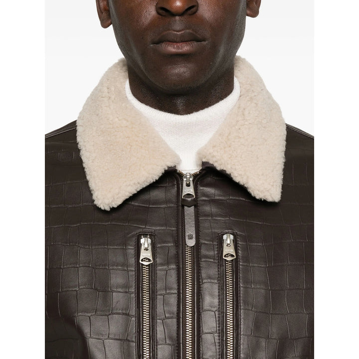 Mackage Leather Outerwears - Marrone | 6674b1eb2f7f4ed37e8c7cadd6036c32e8d42afd