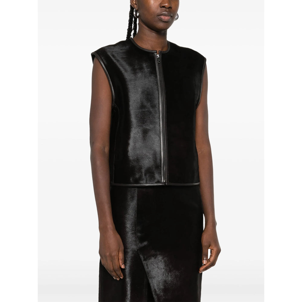 Lou Lou De Saison Leather Waistcoats - Marrone | c818317e52a5d5045fd188e85594945cdebe4445