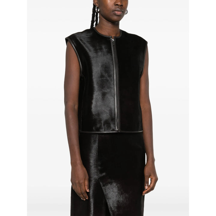 Lou Lou De Saison Leather Waistcoats - Marrone | c818317e52a5d5045fd188e85594945cdebe4445