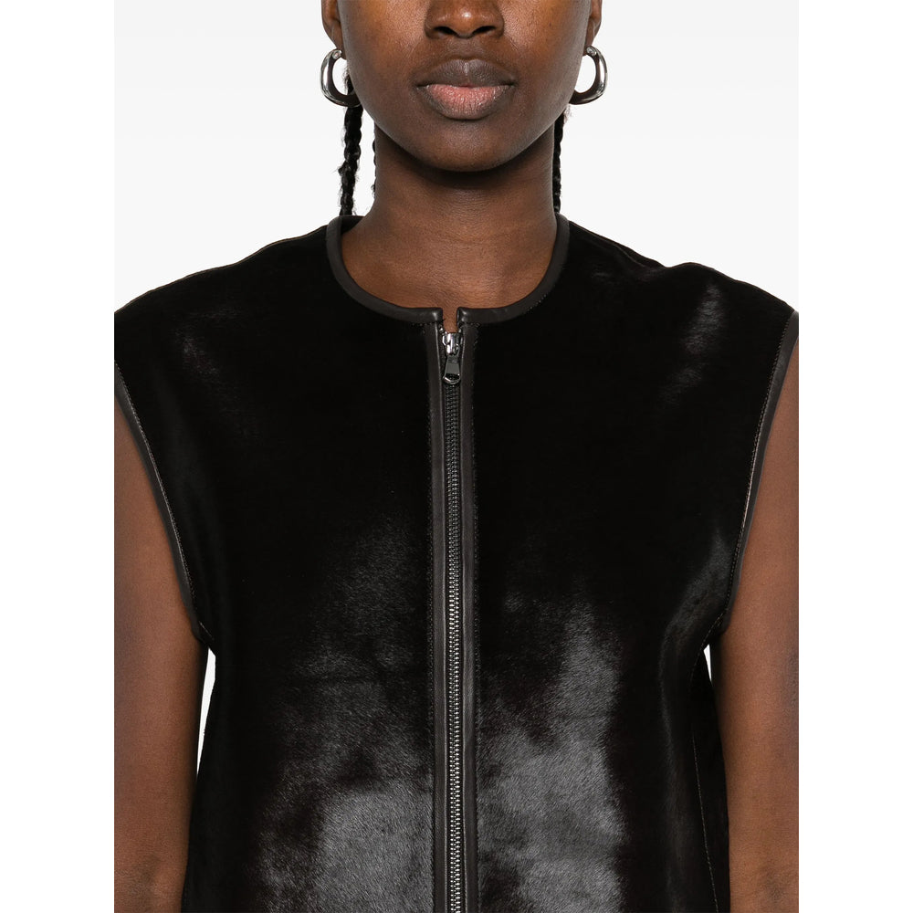 Lou Lou De Saison Leather Waistcoats - Marrone | 439f443706ab266bce4fc3f201978b818c989cee