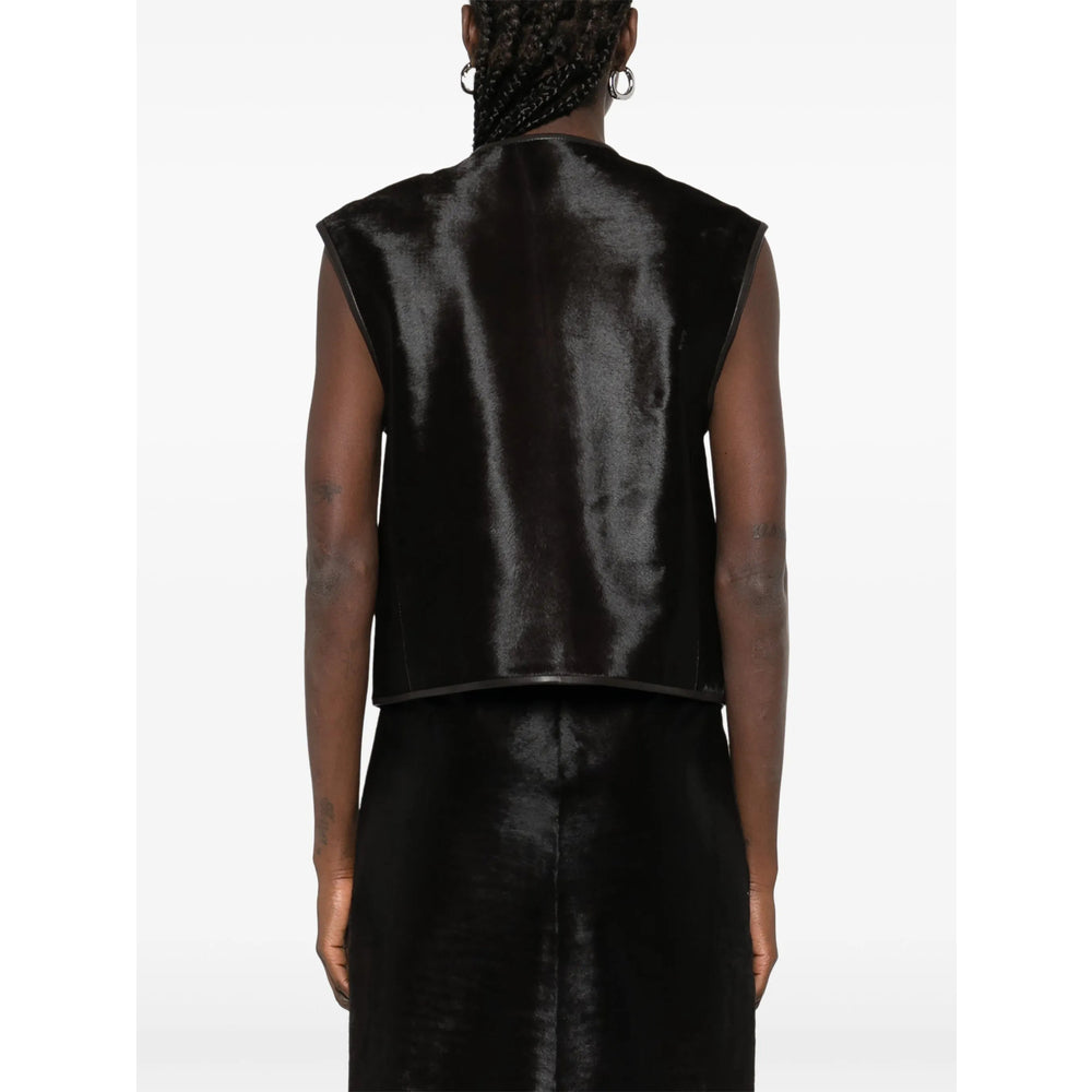 Lou Lou De Saison Leather Waistcoats - Marrone | b96c266cf5ec6ac865345393f15feb9c30f7cfcc