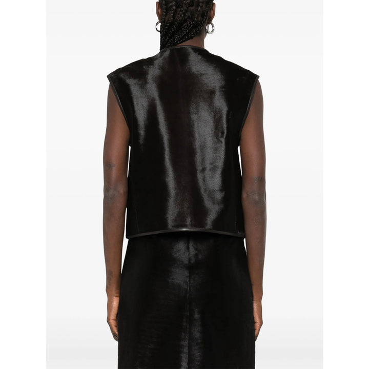 Lou Lou De Saison Leather Waistcoats - Marrone | b96c266cf5ec6ac865345393f15feb9c30f7cfcc