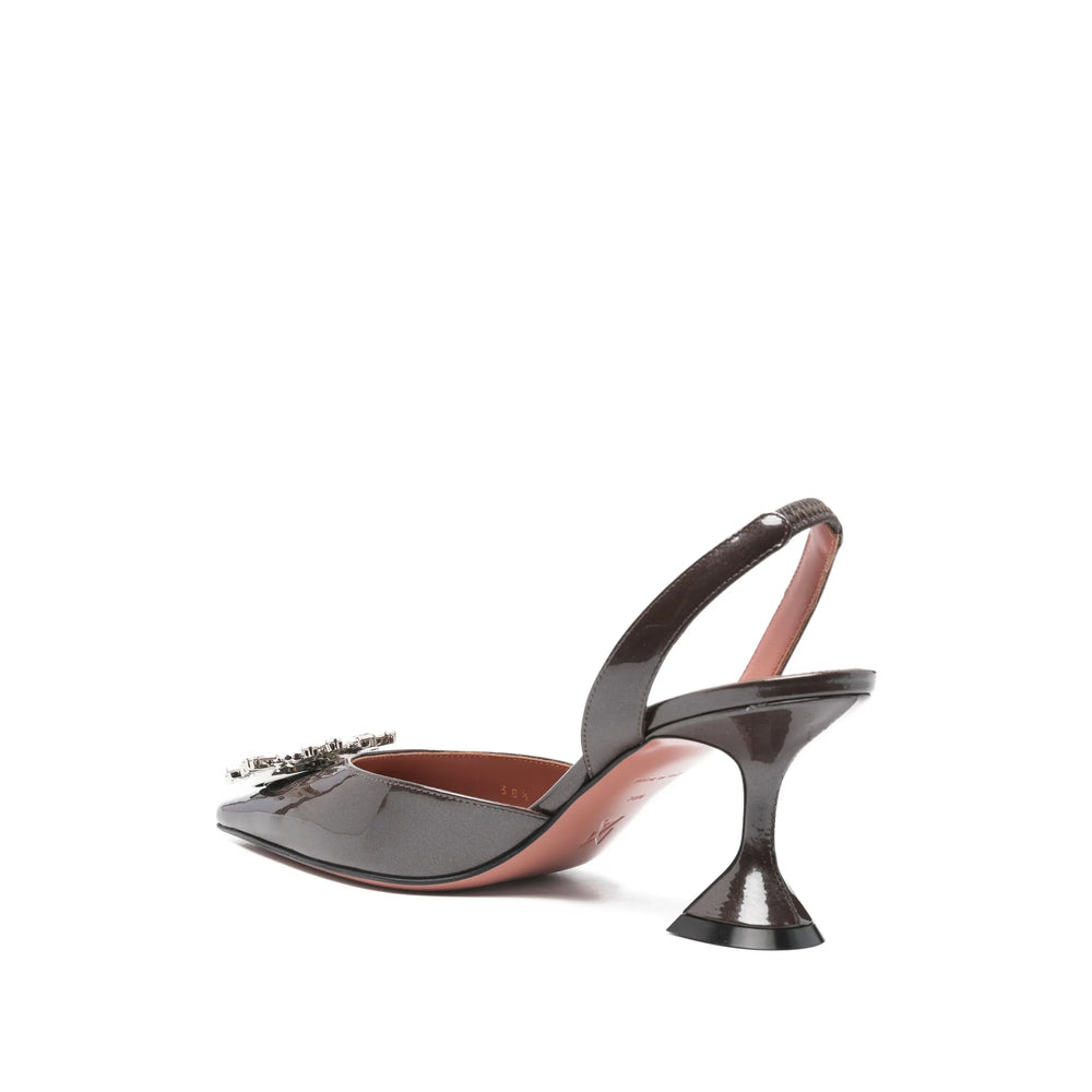 Amina Muaddi Scarpe - Marrone | 5b0b65f5a2d2bf42bd68b21966a4197a5c3f8d7c