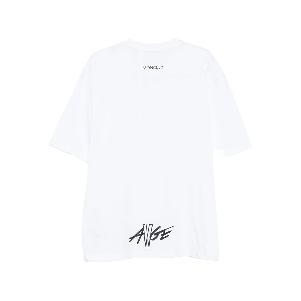Moncler Asap Rocky T Shirt - Bianco | 44bce2d1f5d8f4f01dbbb9a8fad85fdb3cfc0196