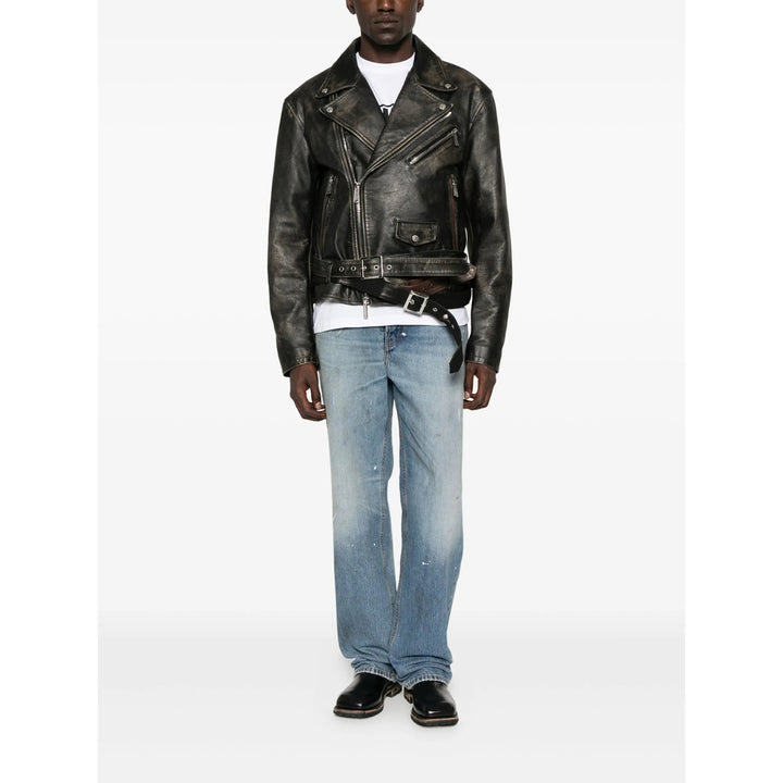 Dsquared2 Leather Outerwears - Nero | 4c9c0182fec7439ca335548c85416d554a4e17d3