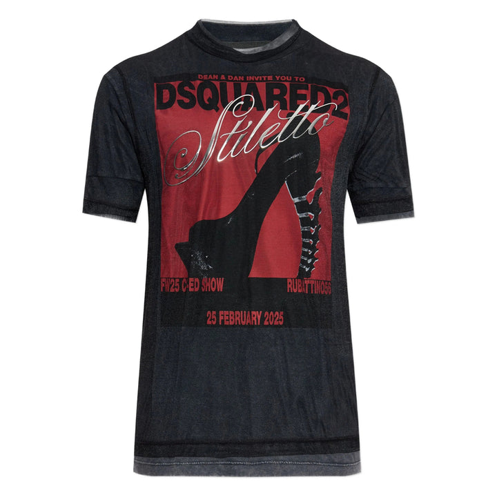 Dsquared2 T Shirt - Grigio, Rosso | 32728630f14e4dbc77c8c57beb01ba24f3aa1108