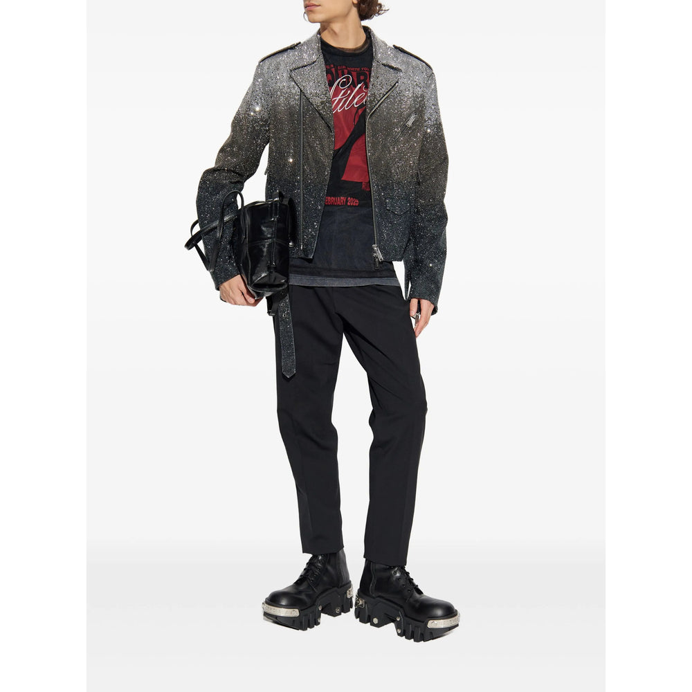 Dsquared2 T Shirt - Grigio, Rosso | 37402ebc9a8739bbcf4891a9563f04bb19ba45ae