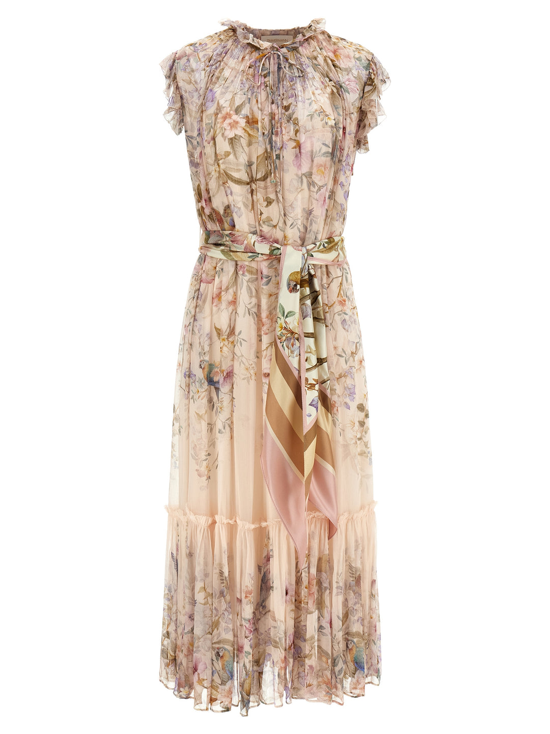 Zimmermann Rebellion Flutter Abiti - Beige | 0ad8e6a50eab528f555bf458d1f4beb157d59335