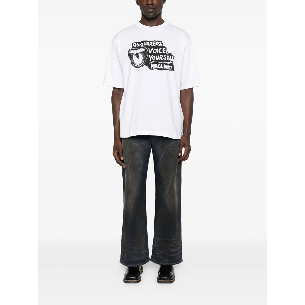 Dsquared2 T Shirt - Bianco | b06686abd6eec39664396cb87a8c8126a821c976