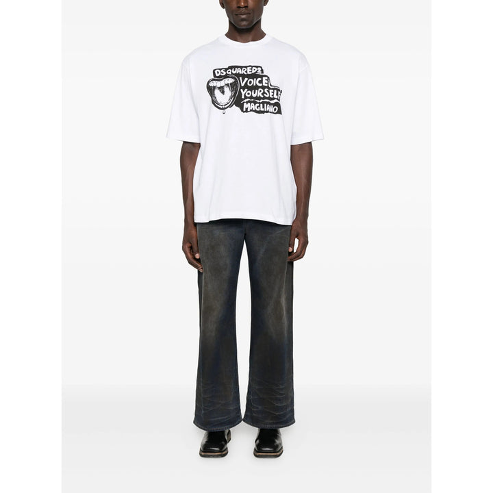 Dsquared2 T Shirt - Bianco | b06686abd6eec39664396cb87a8c8126a821c976