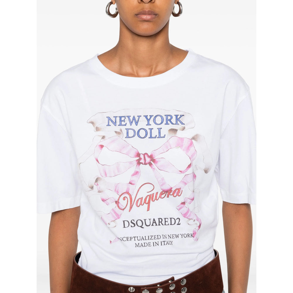 Dsquared2 T Shirt - Bianco | aad472e4e784f5f676602881f92ed087387034d5