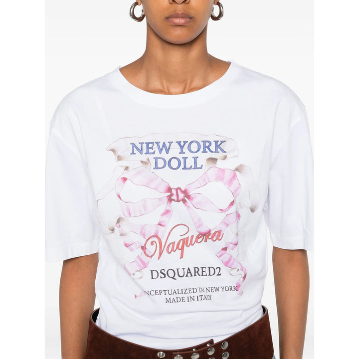 Dsquared2 T Shirt - Bianco | aad472e4e784f5f676602881f92ed087387034d5