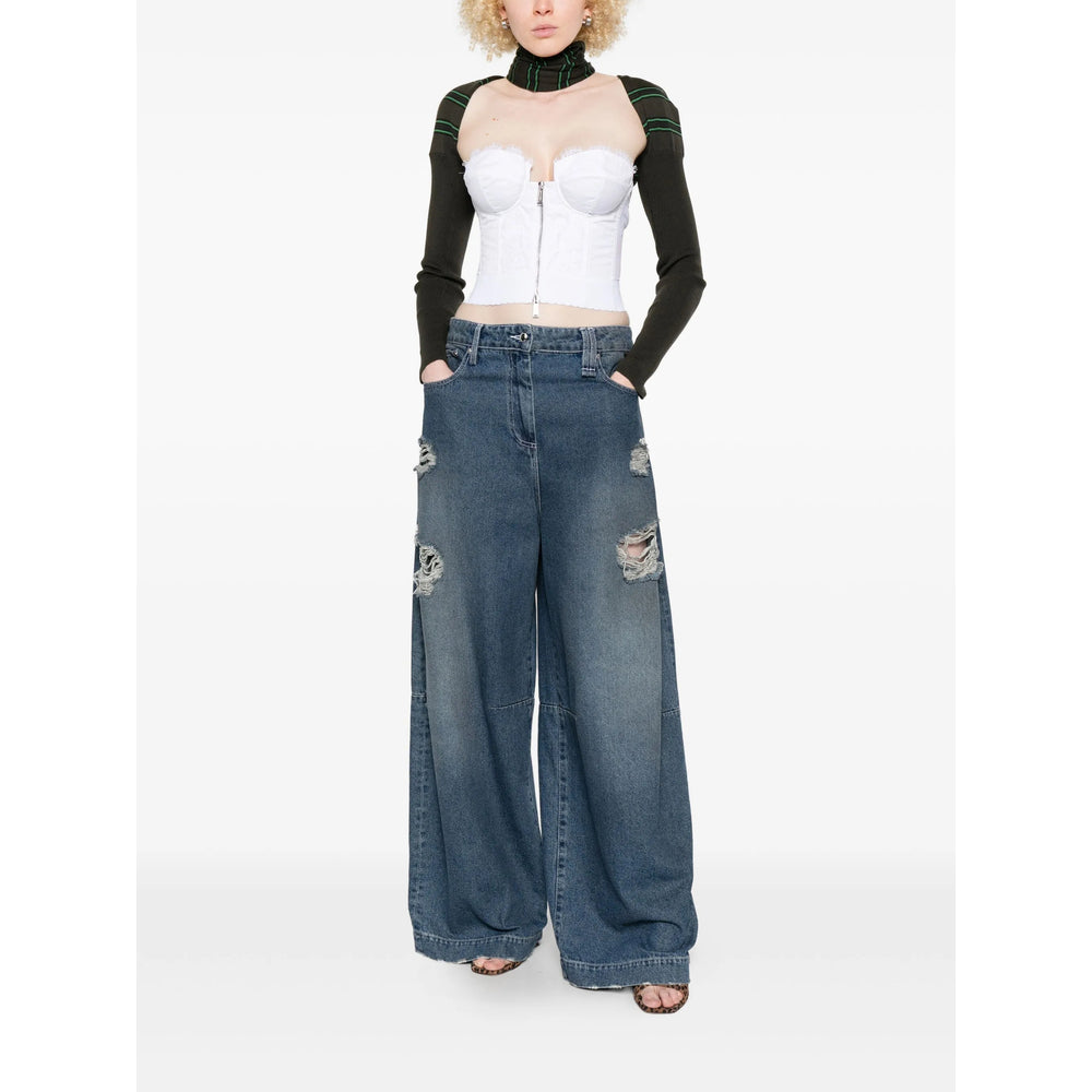 Dsquared2 Top - Bianco | 6a432d51c06db7d40f49409f870c8c99a7c3bd76