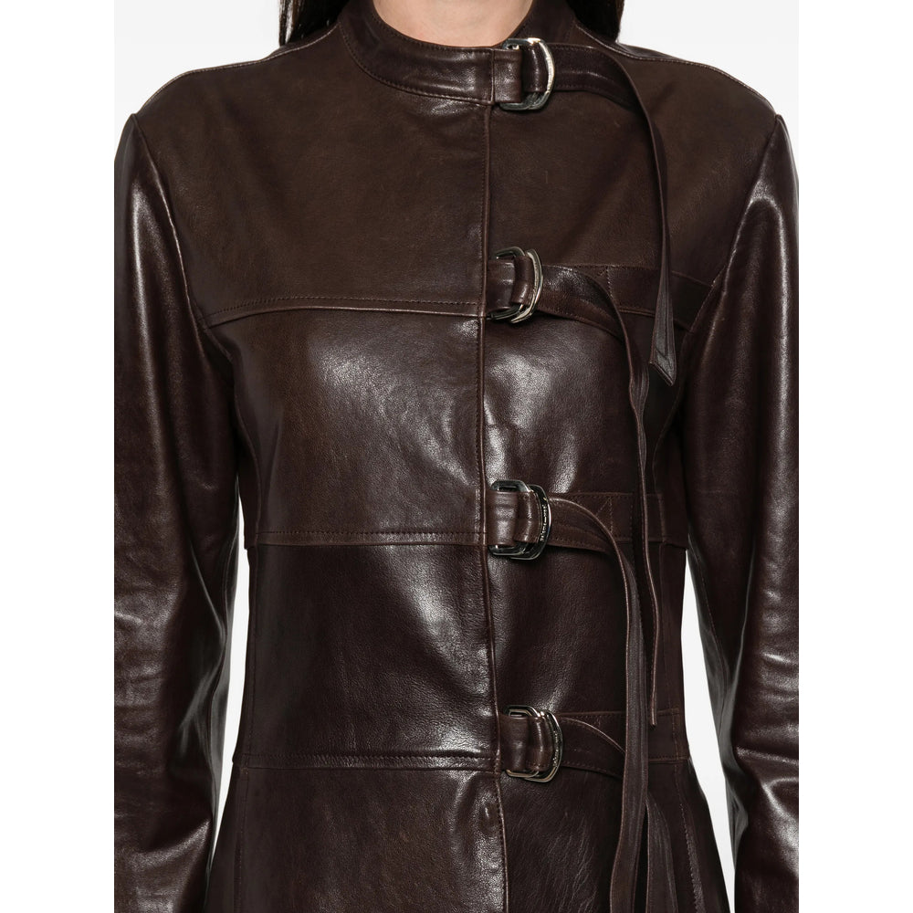 Paloma Wool Leather Outerwears - Marrone | 3c1322ad15fd79516d2d4c70831e7e3202baf131